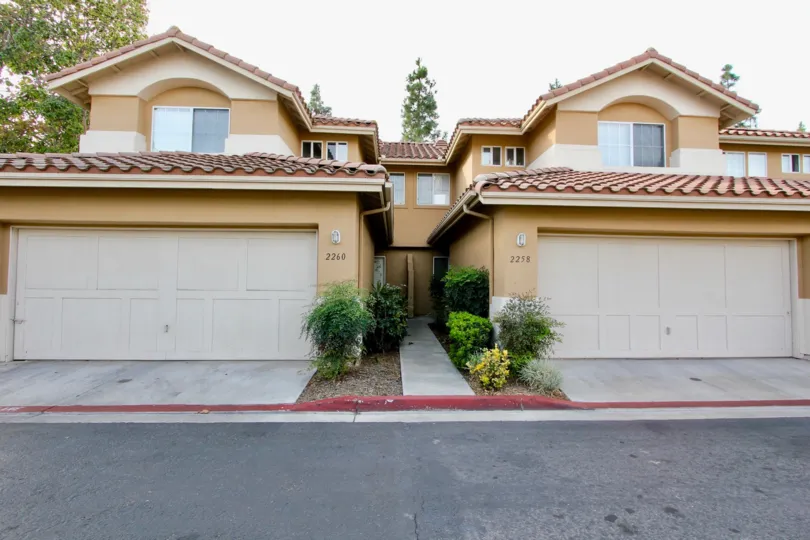 Mirrored side-by-side residential dwellings 2260 and 2258 at Chapala, Chula Vista, CA