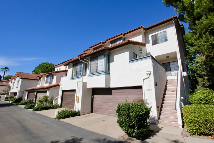Attached garages available at Charter Point in Chula Vista, CA
