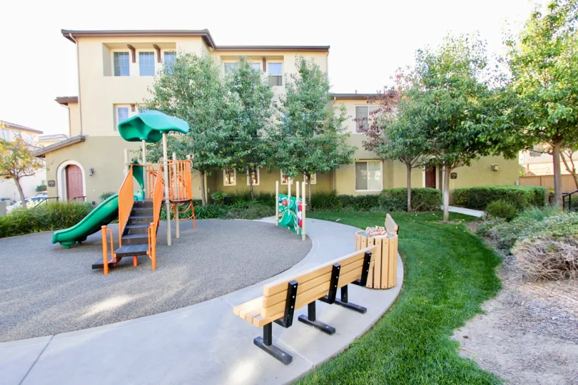 Colorful play area for the kids to enjoy at Clover.