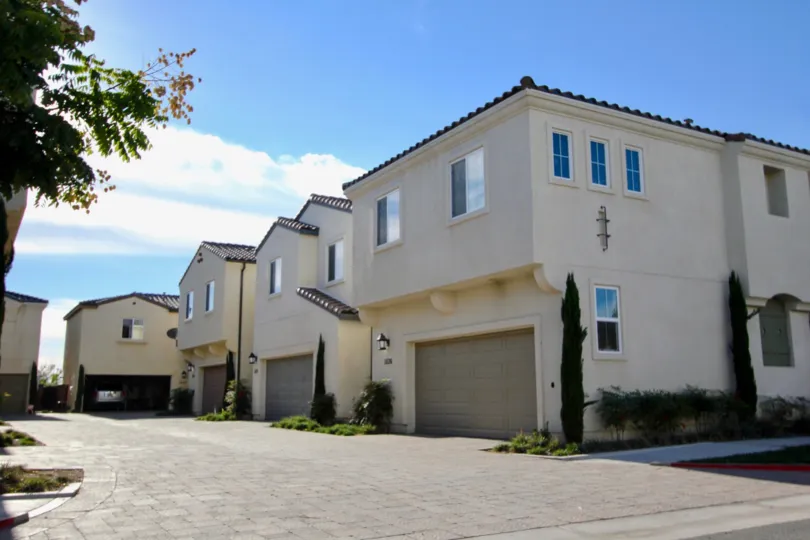 Five residential units with built in garages at Cordova located in Chula Vista CA
