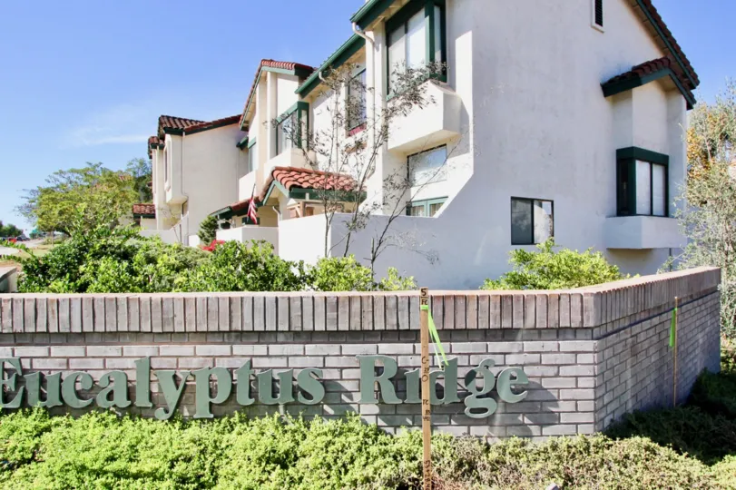 The exterior wall around Eucalyptus Ridge in Chula Vista