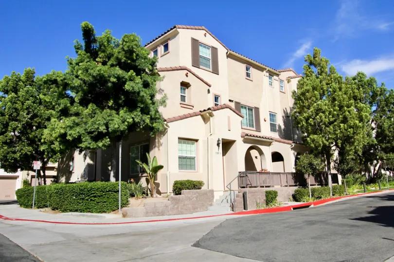 Corner property, three-story condo at Hearthstone Village in Chula Vista, CA
