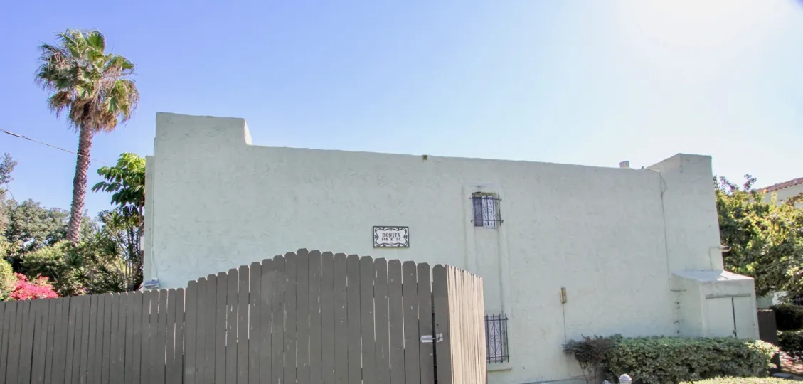 A look at the side of the Mission Gardens Community in sunny Chula Vista, CA