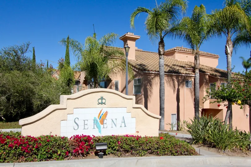 Front view of serena condominiums in chula vista california