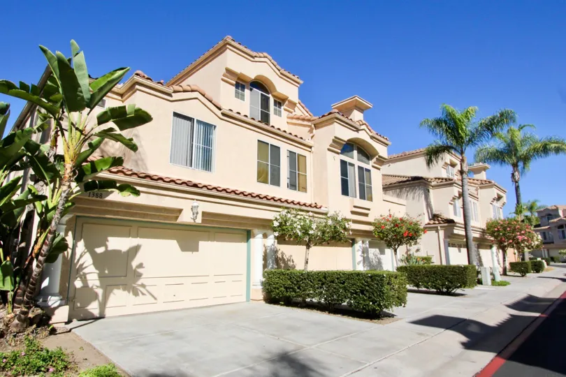 A large house on a sunny day in Serena Condominiums, Chula Vista, CA