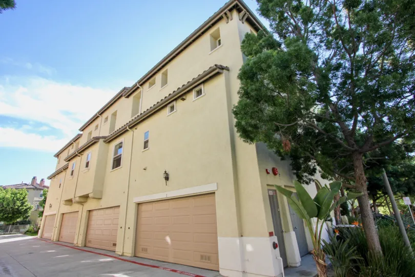 Four car double garage in the Stetson Community in Chula Vista, California