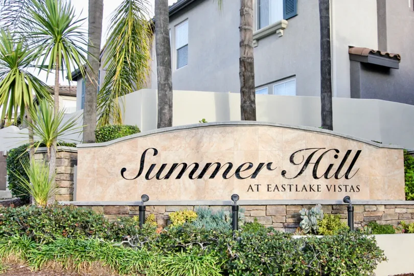 Marvellous Independent House with Trees and lawn showing Beautiful Board in summer Hill area of Chula Vista