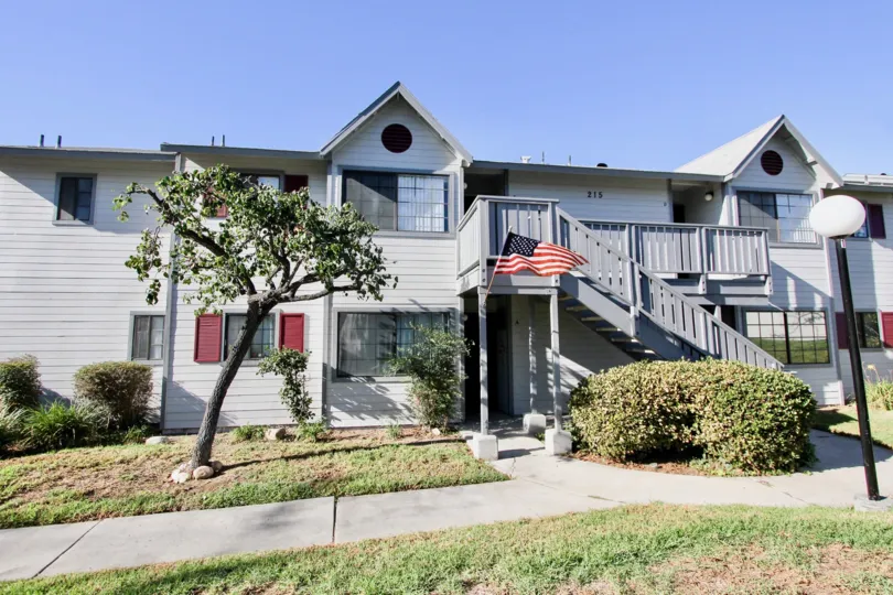 A front view of the Summerwind complex in Chula Vista, California.