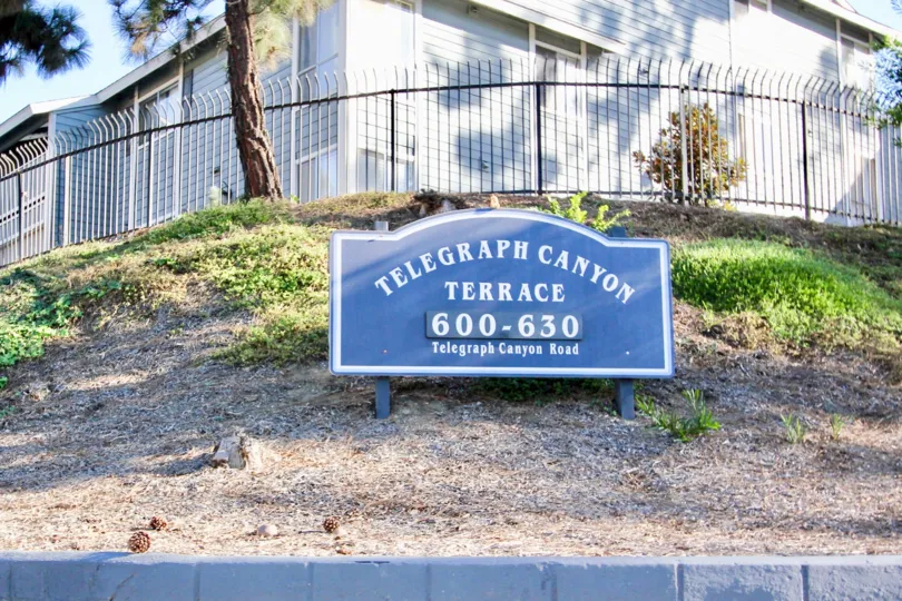 Enjoy the scenic hilltop setting at beautiful Telegraph Canyon Terrace.