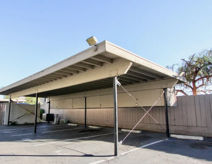 Undercover parking that is available at the Vista De Ortay community in Chula Vista, CA