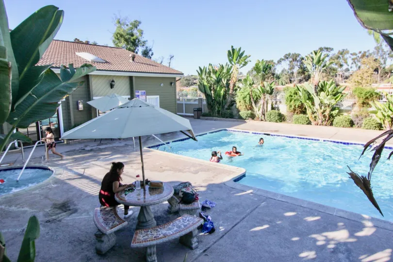 This apartment is super nice. It has a cool pool Only down side is you cant grill in the apartment patio, and there is never any parking.