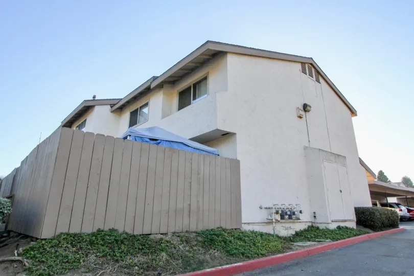 Independent House on the roadside in Woodsidevillage of Chula Vista City