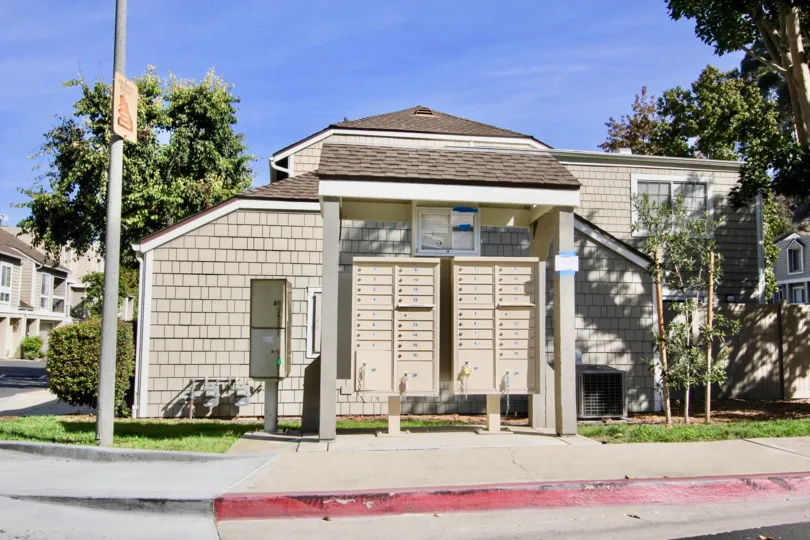 Canyon Haven , Clairemont Mesa, California, brown roof, blue sky