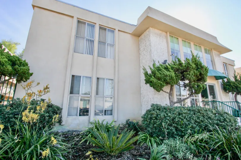 Two story residential building at Cole Manor south in Clairemont Mesa California
