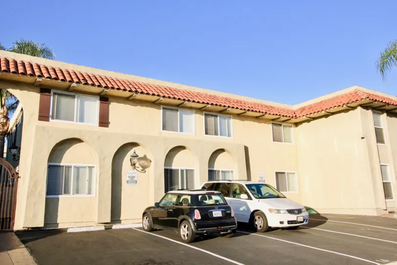 Heritage Park East  , Clairemont Mesa ,: California.blue sky, cars