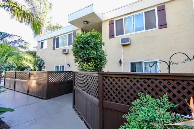 Heritage Park East  , Clairemont Mesa,California,beige building, rectangle windows
