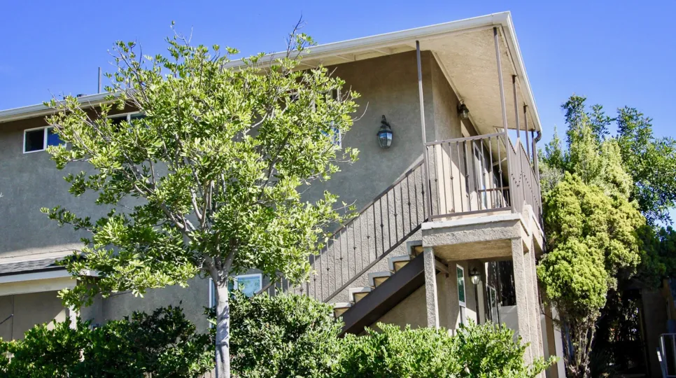 Bella Vista,: College Area  , California,off white building, blue sky
