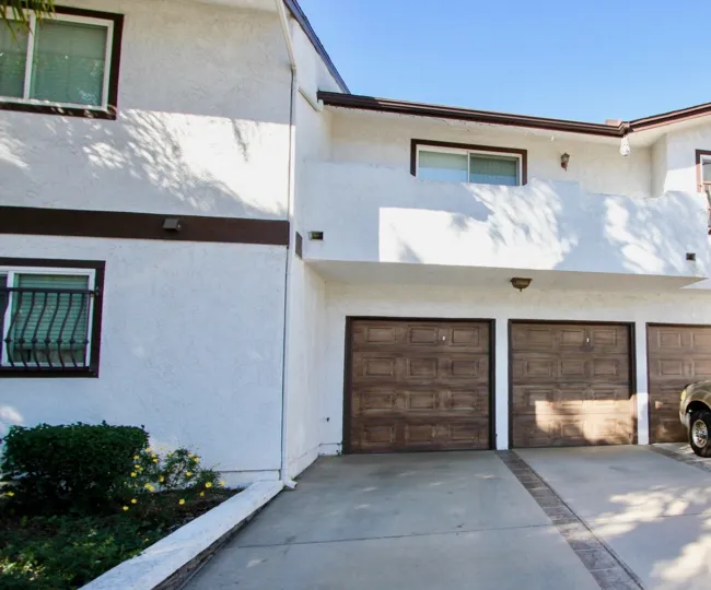 Garage area at Blossom Park in College Area, California