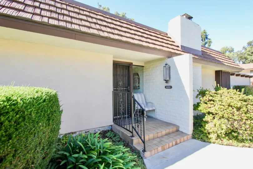 Beautiful white house exterior in Collwood Park, College Area California