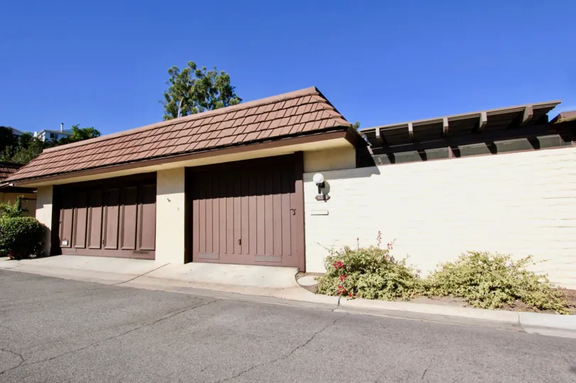 Collwood Park,  College Area,  CA. Garage entrance.