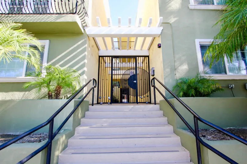 Collwood Point ,College Area , California,white building,white steps
