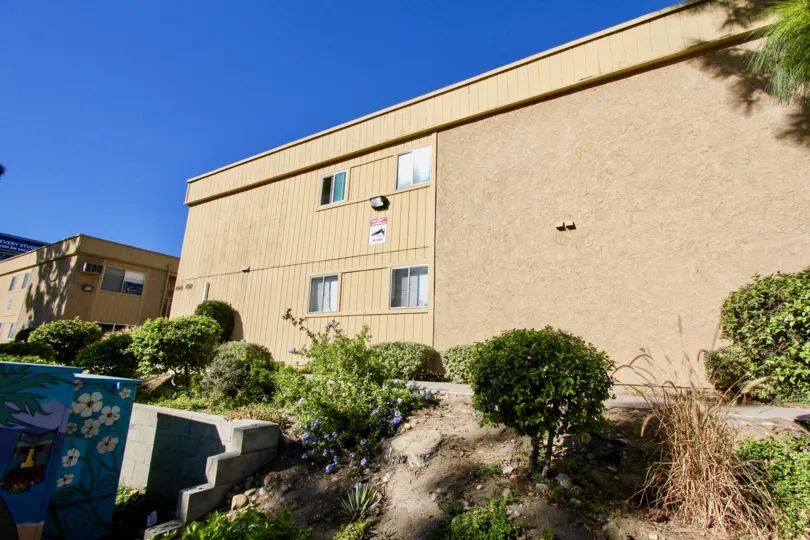 Side View of the Buildings in Mesa Greens Community , College Area, California