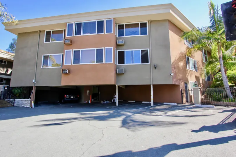 Two story residential unit with built in parking at Rivabella in College Area California