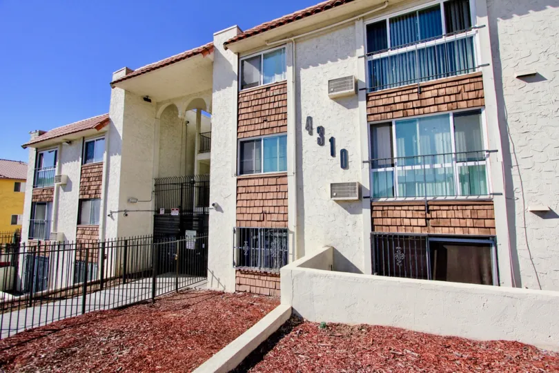 Three story residential building at Villa Madrid in College Area California