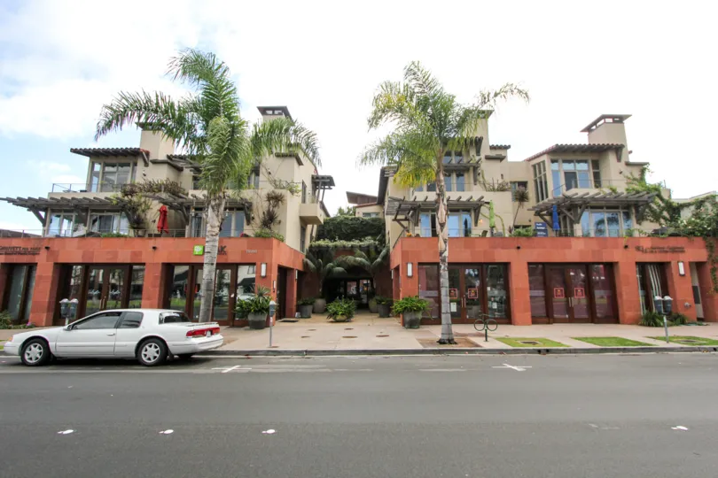 The view from across the street at Coronado City Views in Coronado, California
