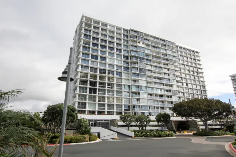 Condominium high rise at Coronado Shores in Coronado California