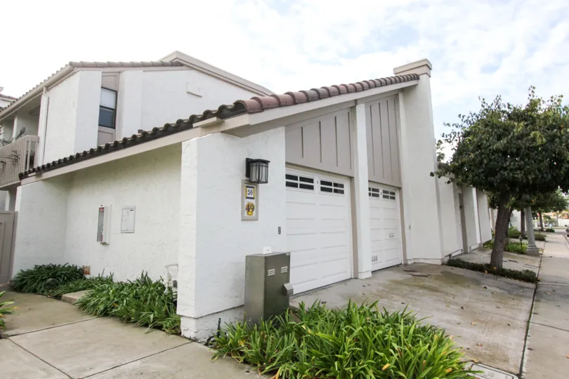 Curb appeal at Kingston Court in Coronado, California.
