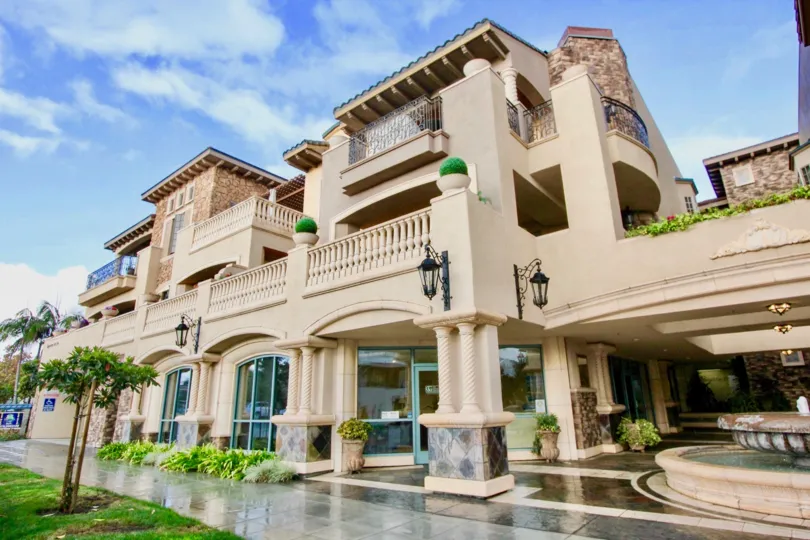 A BEAUTIFUL BIG VILLA AND A NICE TRESS AND IT LOOK LIKE A HUGE ONE FOR SO MANY PERSONS