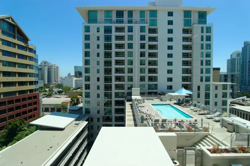 Breathtaking views from Acqua Vista in Downtown San Diego, California.