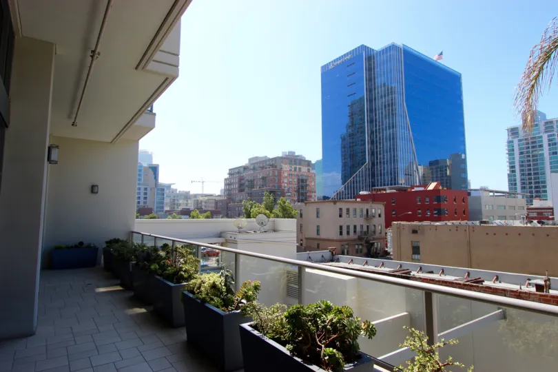 A rooftop view in the Alta community in Downtown San Diego California.