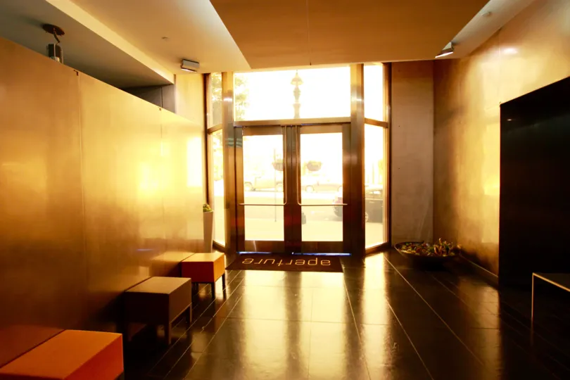 Clean lobby in Aperture Downtown San Diego California