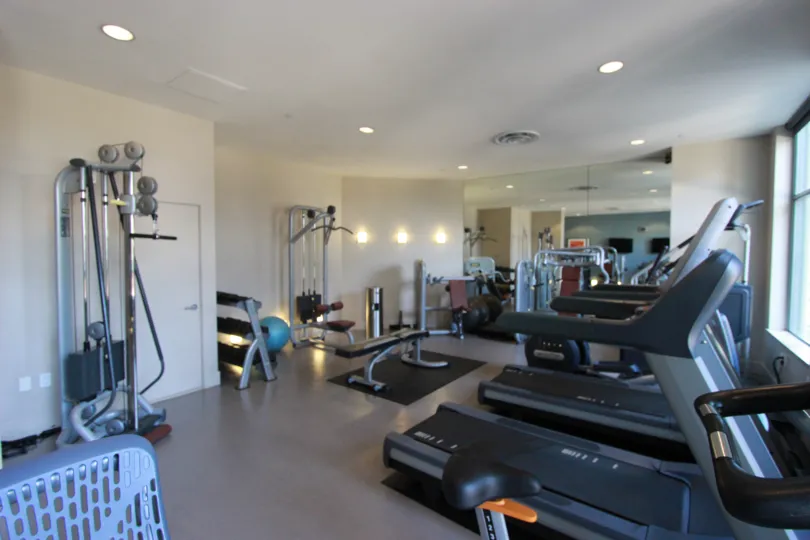 An excercise room of Aria located in Down Town San Diego.