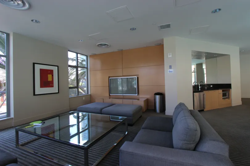 Large living area in Aria Downtown San Diego California