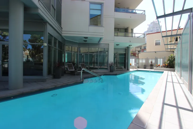 Aria community in downtown San Diego with a nice pool
