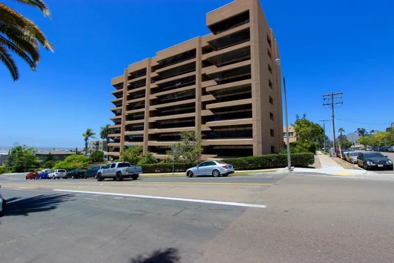 Nine story residential units at Brittany tower inside Downtown San Diego
