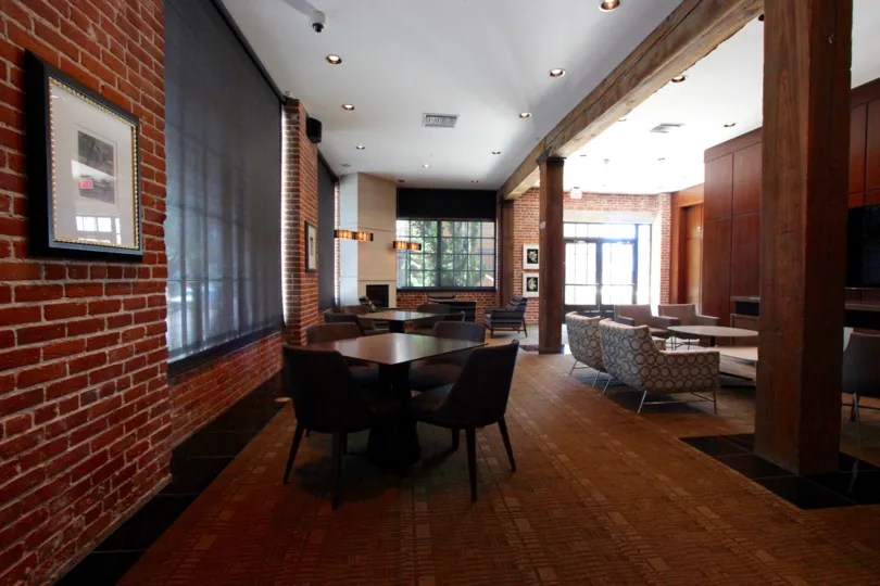 The eatery in the lobby of Cityfront Terrace in Downtown San Diego CA