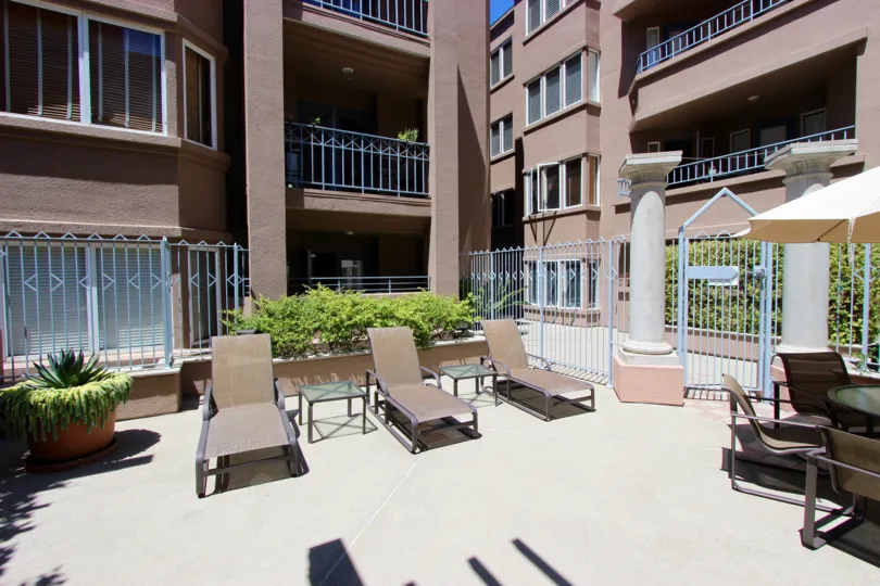 Clear blue skies reflect the beauty of the Columbia Place Community