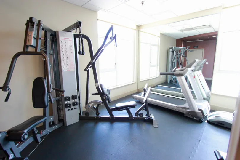A community gym in DIamond Terrace of Downtown San Diego California.