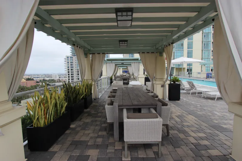 Beautiful relaxing patio location in the Discovery Community, Downtown San Diego, California