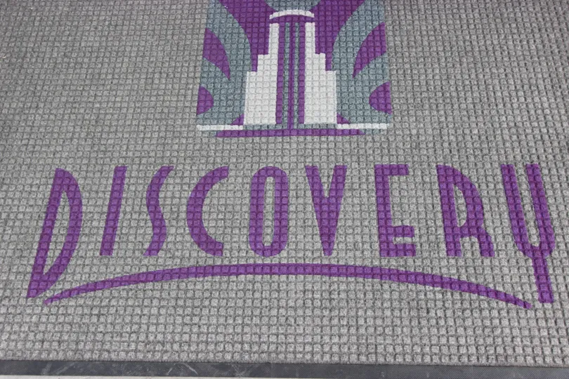 Exciting floormat at Discovery in Downtown San Diego, California