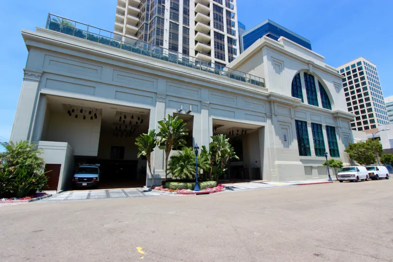 Large garage compound inside Electra at downtown San Diego