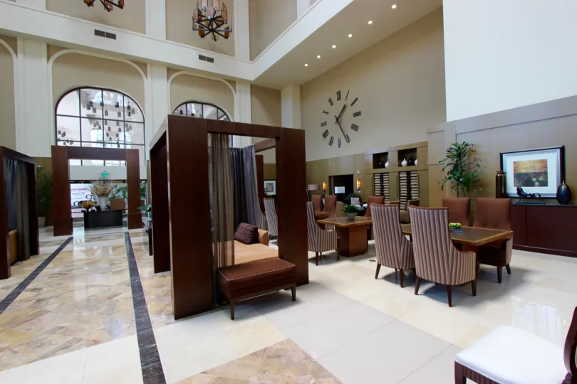 Large area with many seats in Electra in Downtown San Diego California