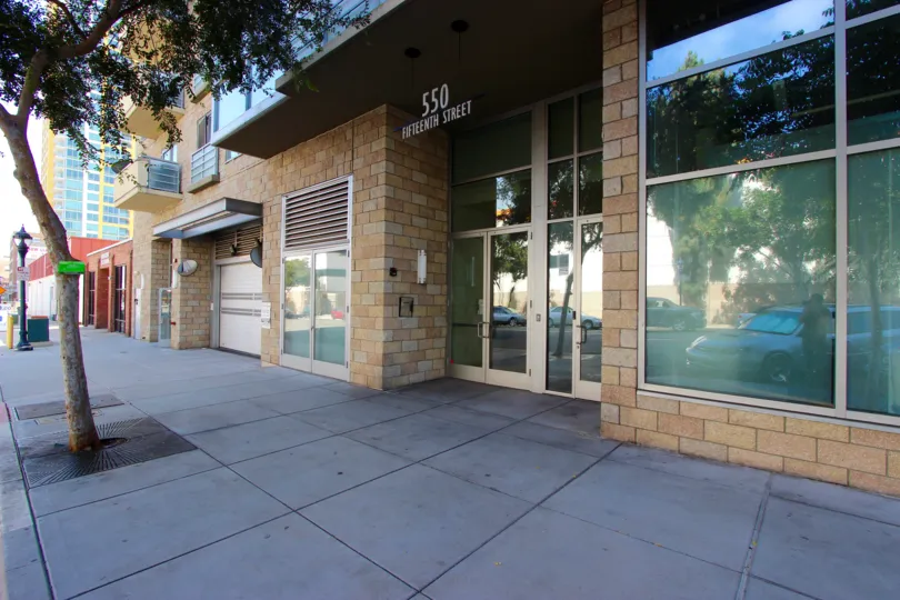 Entrance to 550 Fifteenth Street, Element, Downtown San Diego, California