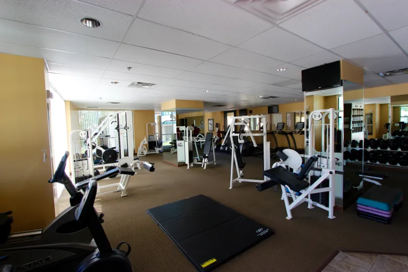 A gym in Horizons community of Downtown San Diego CA.