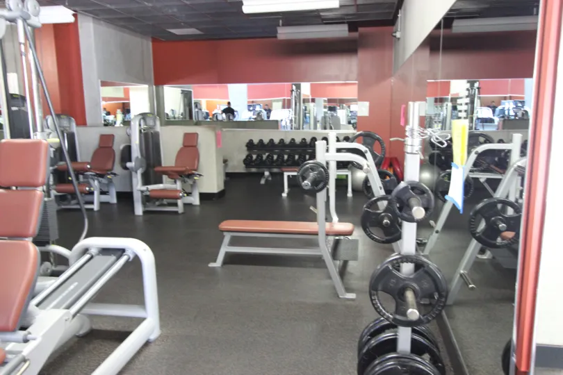 icon is a gym room of the downtowwn san diego in california