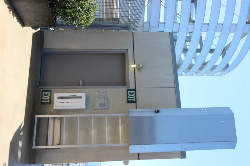 Clean and crisp exit in Icon Downtown San Diego California